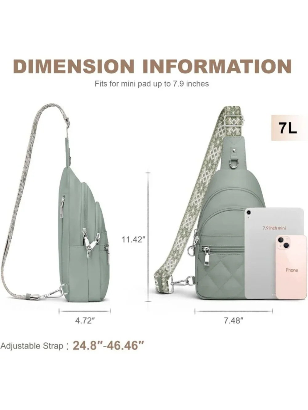 Stylish Anti-Theft RFID Sling Bag for Women - Perfect Crossbody Travel Purse